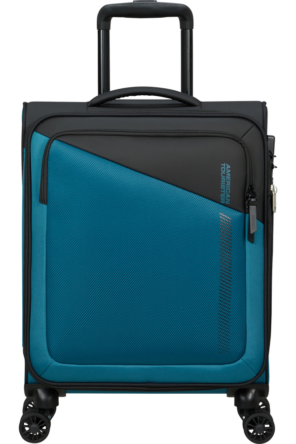 American Tourister Daring Dash Spinner Expandable TSA S  Black/Blue